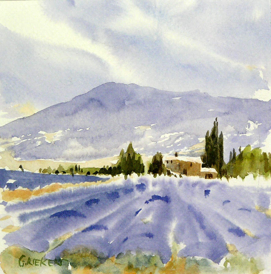Aquarelle En Provence 2009 July 10 Aquarelle En Provence 2009 July 10